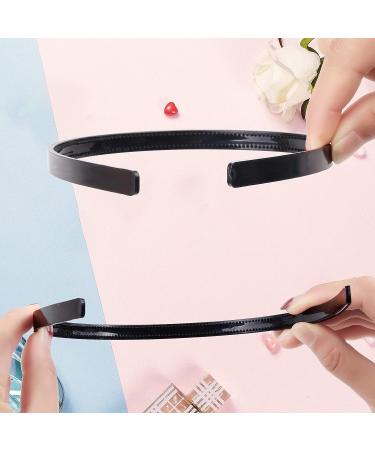36 Pcs Black Plastic Headbands with Teeth Comb - Thin Hair Bands for Women & Girls - DIY Hair Accessories - Zifengcer Color1 - Buy Online on SooperMarket.com