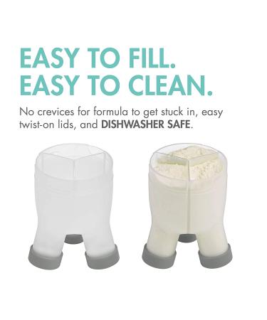 Boon Gray Tripod Formula Container - Convenient & Stylish Storage - Buy Online on SooperMarket.com