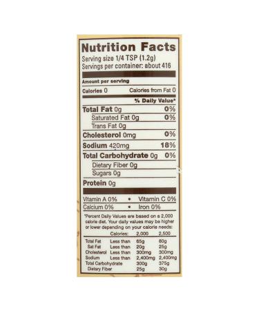 Natural Tides Sea Salt Fine - 17.6 oz | Premium Culinary Sea Salt - Buy Online on SooperMarket.com
