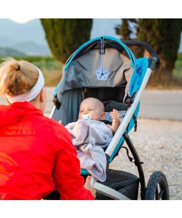 Buy Virtcooy Silicone Pacifier Holder | Pentagram-Shaped Baby Pacifier Container & Storage Bag - Perfect for Diaper Pocket - Blue - Buy Online on SooperMarket.com