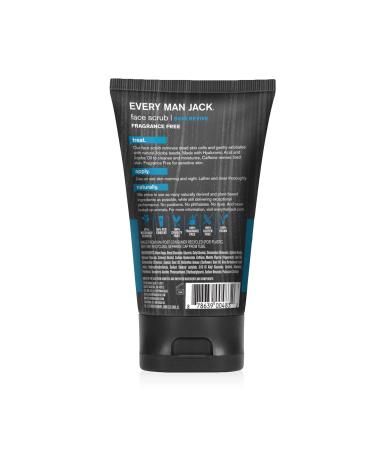 Every Man Jack Gentle Exfoliating Face Scrub for Men - 4.2 oz Twin Pack | Exfoliating, Moisturizing, and Reviving Skincare with Jojoba Beads, Hyaluronic Acid, and Caffeine - Buy Online on SooperMarket.com