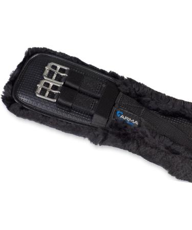 Shires ARMA SupaFleece Dressage Girth - Elastic - Black Black 22 - Buy Online on SooperMarket.com
