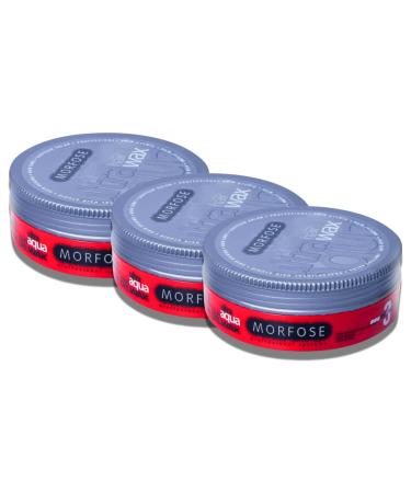Morfose Hair Gel Wax (175 ml (pack of 3) Ultra Aqua) 175 ml (pack of 3) Ultra Aqua