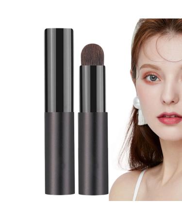 Teksome Lip Brush | Lipstick Applicator Brush with Lid | Portable Brush Eyeshadow Brush Makeup Applicator for Lipsticks Lip Gloss Lip Balm