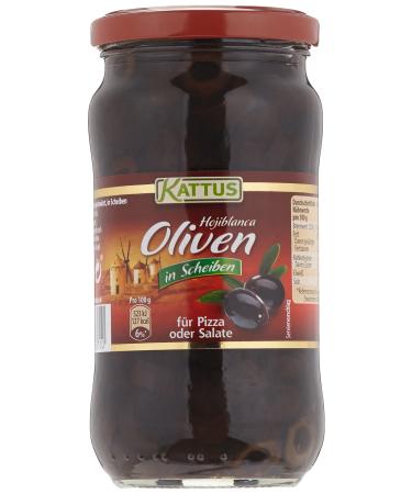 Kattus Spanish black olives sliced 1 pack (1 x 345 g)