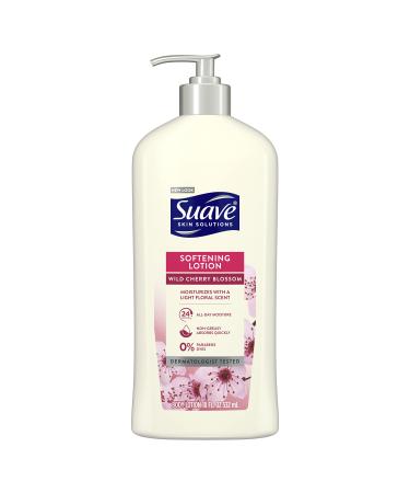 Suave Skin Lotion 18 Ounce Pump Softening Wild Cherry Blossom