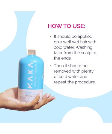 Maka Capillary Health Moisturizing Shampoo | Repair Damaged & Dry Hair | 16 Fl Oz - International Shipping Available - Buy Online on SooperMarket.com