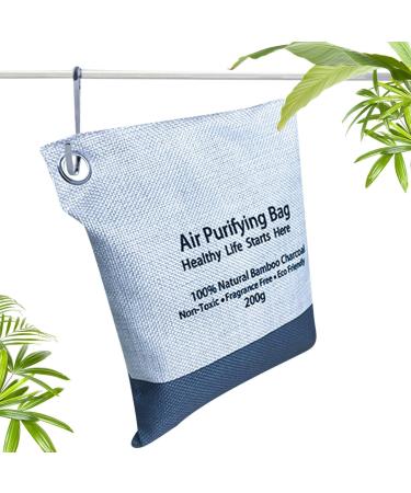 Teksome air purification bags made of charcoal - natural odor -absorbing bags for home car and living room and air freshener accessories with charcoal bags removal of smells