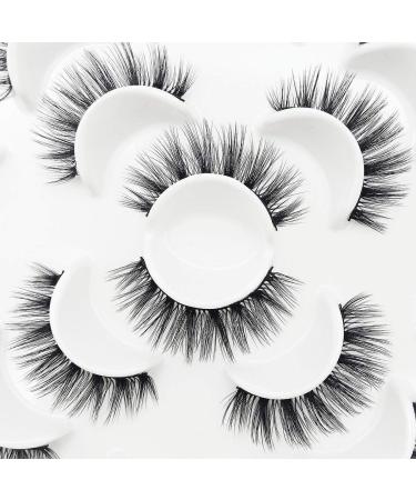 3D Natural Long False Eyelashes - Soft Bulk Lash for Girls Makeup (7PACK) - Buy Online on SooperMarket.com