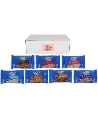 Pop Tarts Breakfast Toaster Pastries Variety Pack of 7 Flavors (1 of each, total of 7)