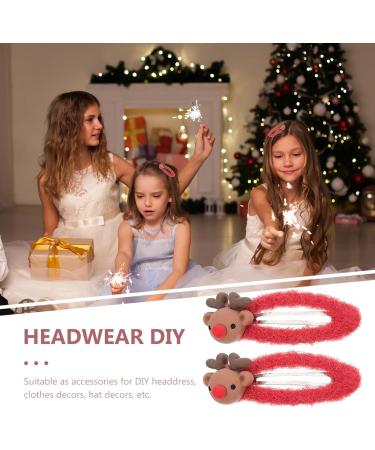 ABOOFAN 5 Pairs Christmas Hair Clips Hair Clips for Girls Kid Hair Accessories Girls Hair Clips Antler Hair Clip Christmas Hair Accessories Diy Party Hair Ornament Santa Hairpin Hair Grips - Buy Online on SooperMarket.com