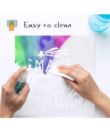 Ilauke 10 Pack 7.5mil Mylar Stencil Sheets - Reusable Blank Clear Template for Cricut - Make Your Own Stencils - 12x12 Inch - Buy Online on SooperMarket.com