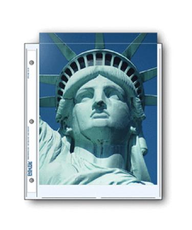 Print File Archival Photo Pages Holds Two 8.5x11" Prints, Pack of 25 1 Pack
