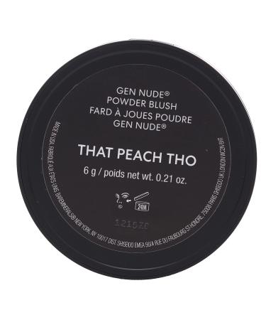 Buy Bare Minerals Gen Nude Powder Blush - That Peach Tho 30g | International Shipping Available - Buy Online on SooperMarket.com