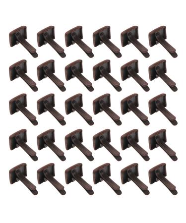 EXCEART 300pcs Paper Fasteners Brads Mini Round Metal Brads Two- Jaw Square Studs Square Stud Rivets for Scrapbooking Crafts DIY Projects As Shown 2