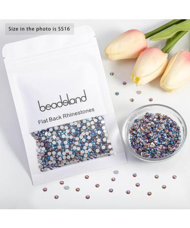 Beadsland 1440 Flat Back Rhinestones SS16 - Nail Crystals in Lighter Citrin (3.8-4.0mm) for Stunning Nail Art | International Shipping - Buy Online on SooperMarket.com