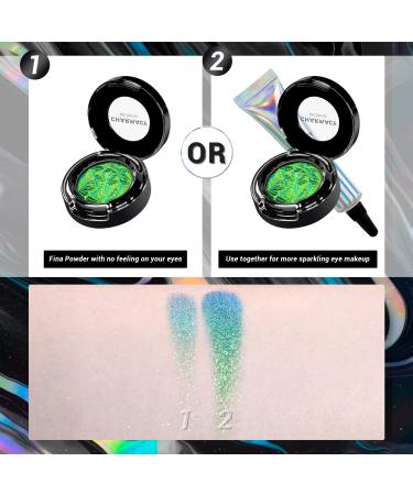Charmacy Duochrome Eyeshadow - Insane Shifters Chameleon Eyeshadow - Metallic Eye Looks - 100% Vegan & Cruelty Free | 1.9g - Buy Online on SooperMarket.com