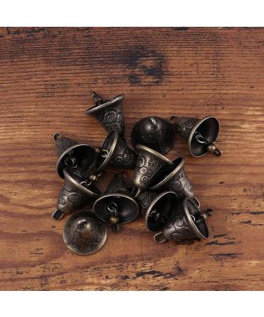 Yarnow Vintage Antique Wind Bells - 20 Piece Craft Set for Dog Cat Collars Key Rings & Feng Shui Decor - Buy Online on SooperMarket.com