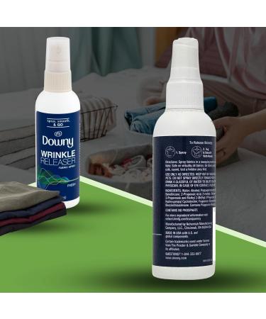 Wrinkle Release Spray Bundle | Travel Size Downy Wrinkle Releaser Spray | Essential Fabric Softener | Wrinkle Free Spray - Good For My Home - Buy Online on SooperMarket.com
