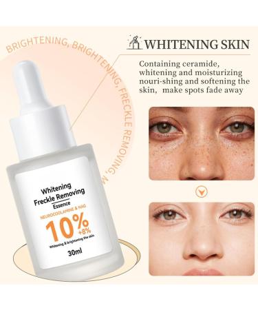 Trendyfave Freckles Brightening Essence Dark Spot Correcting Glow Serum Dark Spot Remover For Face& Neck Freckles Age Spot Remover For Face Skincare Brightening Serum With Glycerin 30 ml - Buy Online on SooperMarket.com