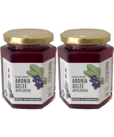 2 glasses original R gener Aronia jelly