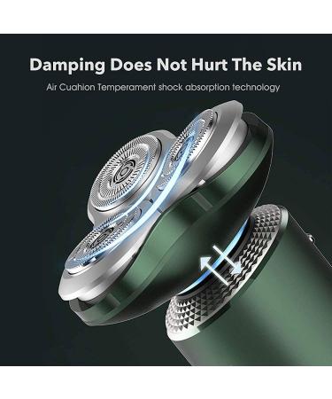 GeRRiT Electric Razor for Men - Waterproof Rotary Shaver USB Rechargeable with Precision Trimmer & Cleansing Brush - Fast Charging & LED Display - Buy Online on SooperMarket.com