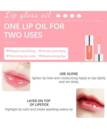 Cherry Plumping Lip Oil - Hydrating Gloss, Tinted Balm with Nourishing Formula for Long-lasting Shine and Non-sticky Texture - Buy Online on SooperMarket.com