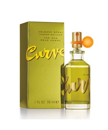 Men's Cologne Fragrance Spray by Curve, Spicy Wood Magnetic Scent for Day or Night, 1 Fl Oz