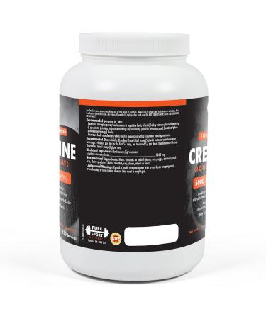 Creatine Monohydrate Powder 900g (180 Servings) | Pure Micronized Creatine Monohydrate 5g per Serving | Keto Friendly Creatine Supplement for Muscle Growth Improves Bodybuilding Performance and Increase Muscle Growth & Energy - Buy Online on SooperMarket.com