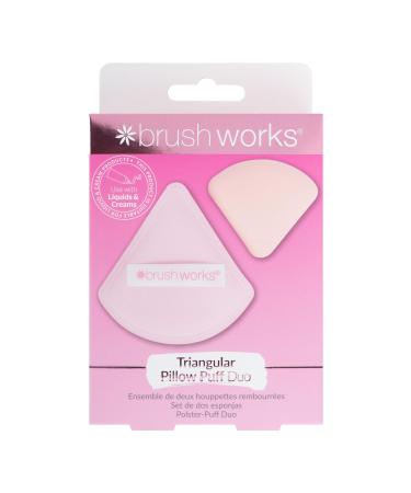 Brushworks Triangular Pillow Puff Duo