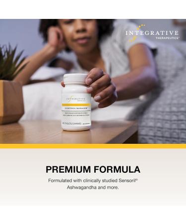 Cortisol Manager - Integrative Therapeutics - Sleep Support Supplement* with Ashwagandha Magnolia and L-Theanine - Traditional Ayurvedic Sleed Aid - Vegan - 90 Tablets - Buy Online on SooperMarket.com
