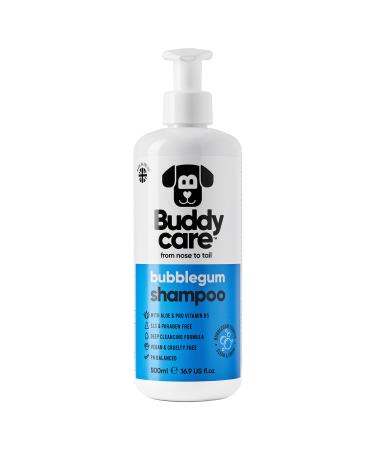 Chewing gum dog shampoo from BuddyCare - deep cleaning shampoo for dogs - sweet fragrance - with aloe vera and pro -vitamin B5 (500ml) chewing gum 500ml