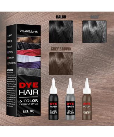 DSOUWEH Natural Fast Color Hair Dye Fashion Smoky Punk Style Hairs Cream Liquid Beauty Tool Hairs Coloring for Home Use - Buy Online on SooperMarket.com