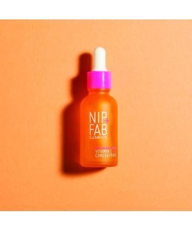 Nip + Fab Vitamin C Fix Booster Face Drops Moisturizing Hydrating Antioxidant Face Brightener for Skin Brightening and Toning with Acai Fruit Extract and Panthenol 30 ml - Buy Online on SooperMarket.com