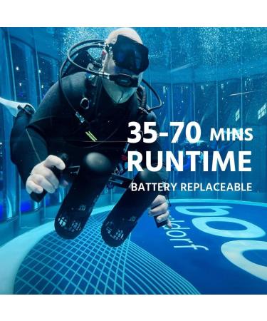 LEFEET S1 Pro Underwater Scooter - Modular Sea Scooter with Action Camera Mount | 40M Depth Rating for Diving, Snorkeling, Swimming - Buy Online on SooperMarket.com