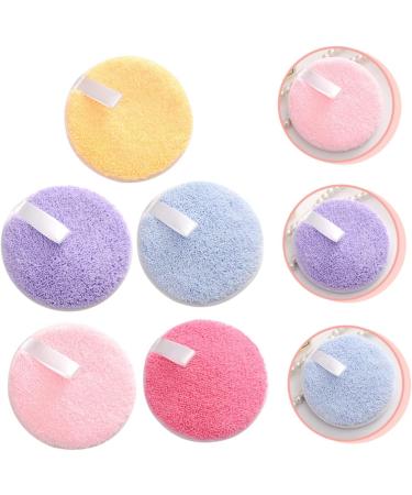 5pcs Round Cleansing Pads Puff Cosmetics Pad Girl Cosmetic Tool Woman Makeup Accessory Face Washing Pad Small Makeup Pad Makeup Tool Girl Makeup Pad Simple Rounded Makeup Pad/2071 12x12cm - Buy Online on SooperMarket.com