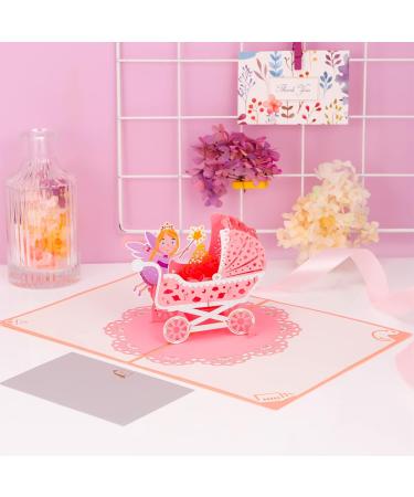 Auxsooul 3D Pop-Up Baby Cards | Unique Handmade Greetings for Newborn Boys | Perfect Birth & Birthday Congratulations - Buy Online on SooperMarket.com