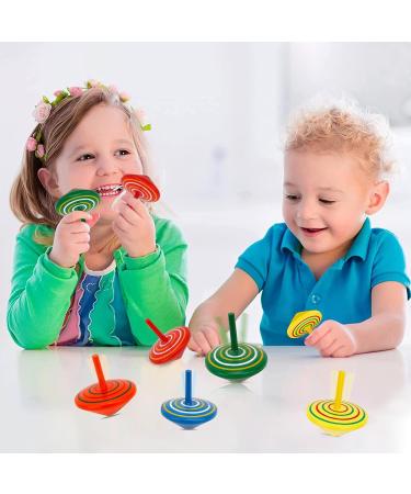 30 Colorful Wooden Circle Toys for Kids | Party Bag Fillers & Birthday Gifts - Buy Online on SooperMarket.com