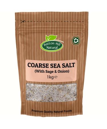 Coarse Sea Salt with Sage & Onion 1kg by Hatton Hill