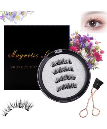 Lumentes Magnetic Eyelashes Lumentes Reusable Magnetic Eyelashes Magnetic Eyelashes Without Eyeliner Flawless Magnetic Eyelashes Eyelashes Magnetic Without Eyeliner Lashes Eyes Beauty (HPD06-4)
