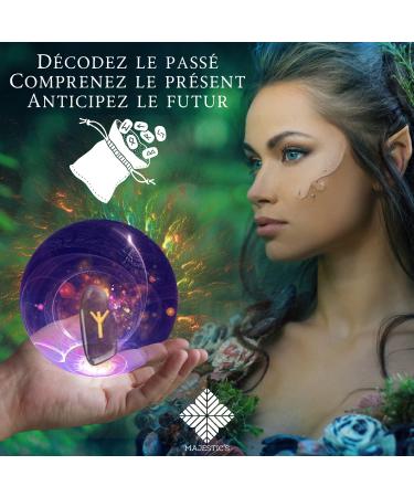 Buy Majestics Amethyst Runes - International Shipping | Healing Crystals & Spiritual Tools - Buy Online on SooperMarket.com