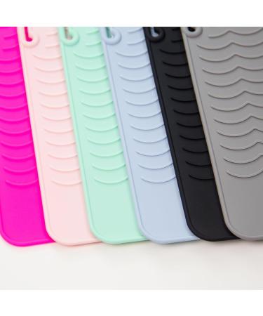 Angelil Travel Pad - Heat-Resistant Mat for Smooth Iron & Hair Styling Tools (23x17cm Black) | Perfect for Curls & Counter Protection | Shop Internationally - Buy Online on SooperMarket.com