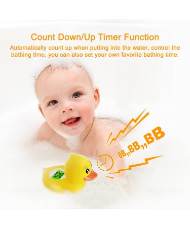 MSNUNA Baby Thermometer & Floating Duck Toy - Safe Bath Temperature Monitor - Buy Online on SooperMarket.com
