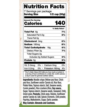 BHUJA Majans Gluten Free Non-GMO Cracker Mix 7 Ounce - Vegetarian Friendly, No Preservatives, No Artificial Colors or Flavors (Pack of 1) - Buy Online on SooperMarket.com