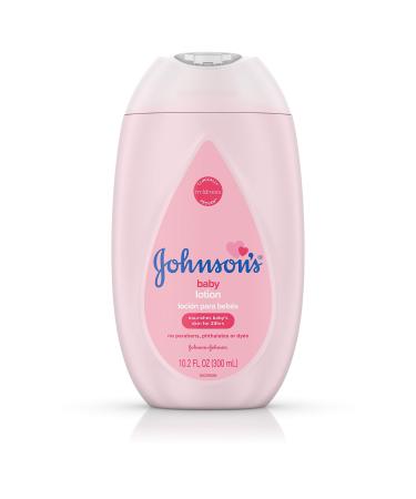 Johnson's Moisturizing Pink Baby Lotion with Coconut Oil  Hypoallergenic  10.2 fl. oz