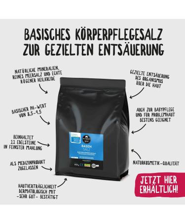 M.Reich Basensalt 3000g - Targeted Deacidification Medical Product with R gener Healing Earth & Gemstone Powder - Ideal for Foot & Full Baths | International Shipping - Buy Online on SooperMarket.com