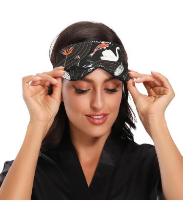 Adjustable Light Blocking Eye Mask for Deep Sleep | Breathable Travel Mask for Men and Women | Ideal for Business Trips, Yoga, and Meditation - Buy Online on SooperMarket.com