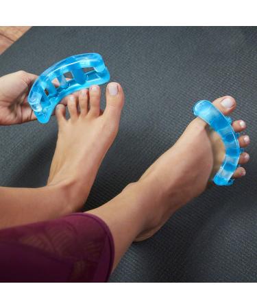 Original Sapphire Blue YogaToes - Small Toe Stretcher & Separator for Bunions, Hammer Toes, Foot Pain - Pack of 1 - Buy Online on SooperMarket.com