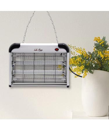 Electric Bug Zapper Indoor Insect Killer | Lulu Home Aluminium Mosquito, Fly Trap with 2800V Grid | 20W Bulbs - Buy Online on SooperMarket.com