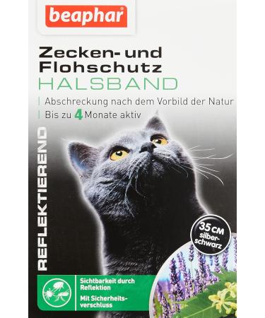 Beaphar Tick and Flea Protection Spot for Cats - Margosa Extract 3 x 0.8 ml & Flea Protection Collar - Effective Tick Protection for Cats - Buy Online on SooperMarket.com